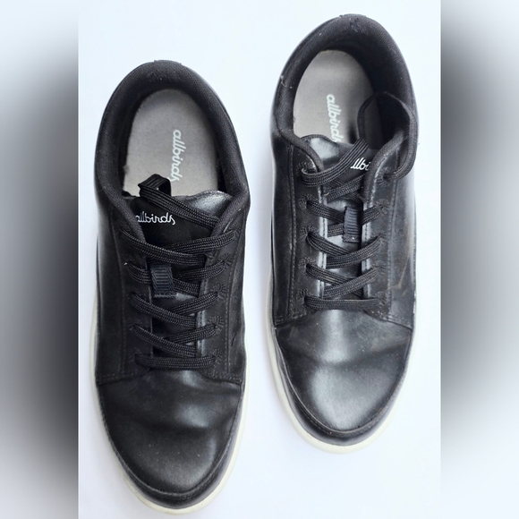 Allbirds Women's Black and White Plant Pacer Sneakers. Size 8.25. Good Condotion - Picture 1 of 8
